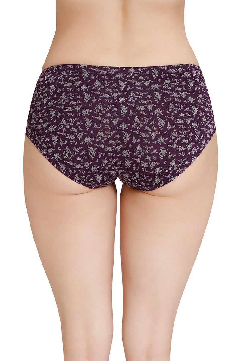 Amante Inner Elastic Printed Mid Rise Hipster Panty (Pack of 3) - view 6