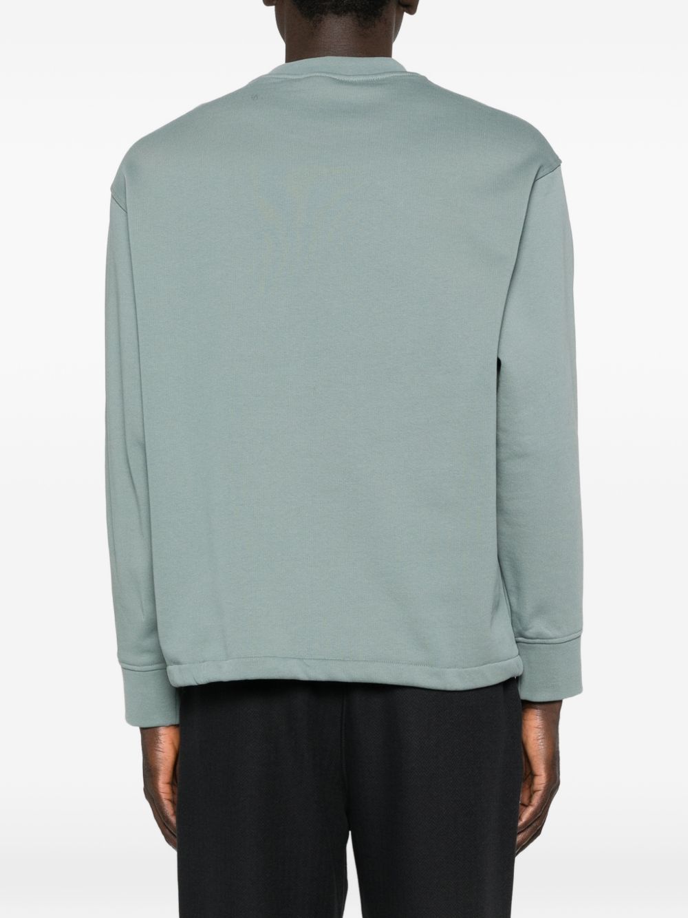 Emporio Armani Cotton crewneck sweathisrt – 100% Cotton - view 2