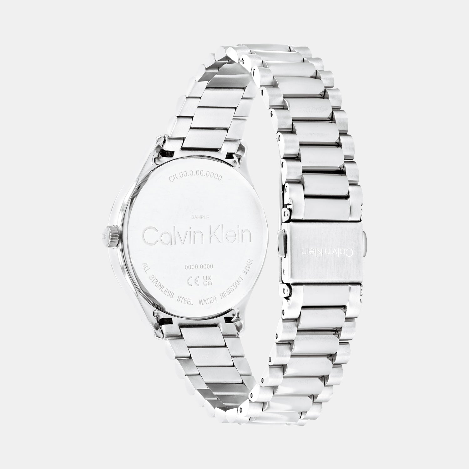 Calvin Klein Ck Iconic Unisex Quartz Silver Dial Analog Stainless Steel Watch 25200168 - view 3