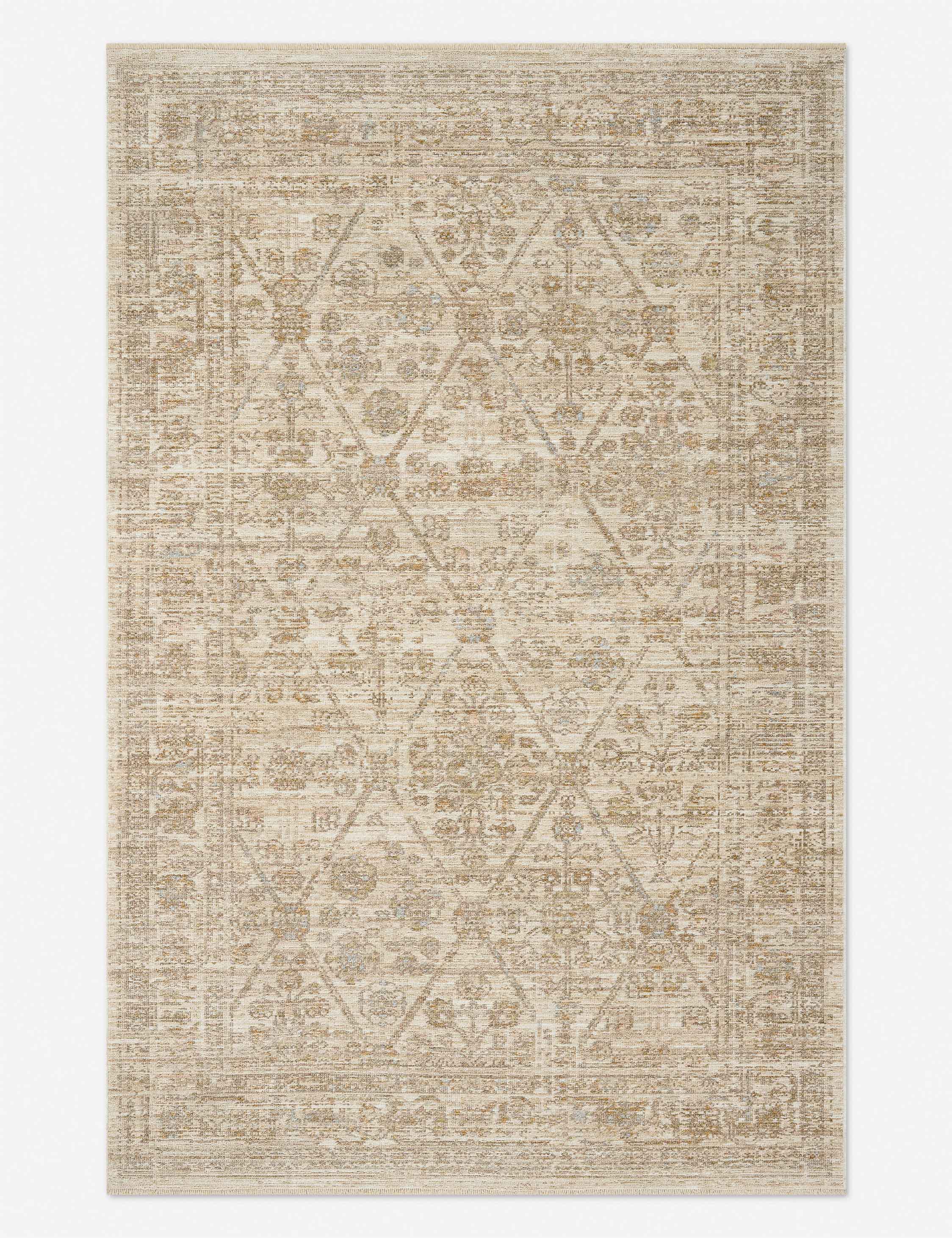 Lulu and Georgia Mariska Rug – Ivory and Multi