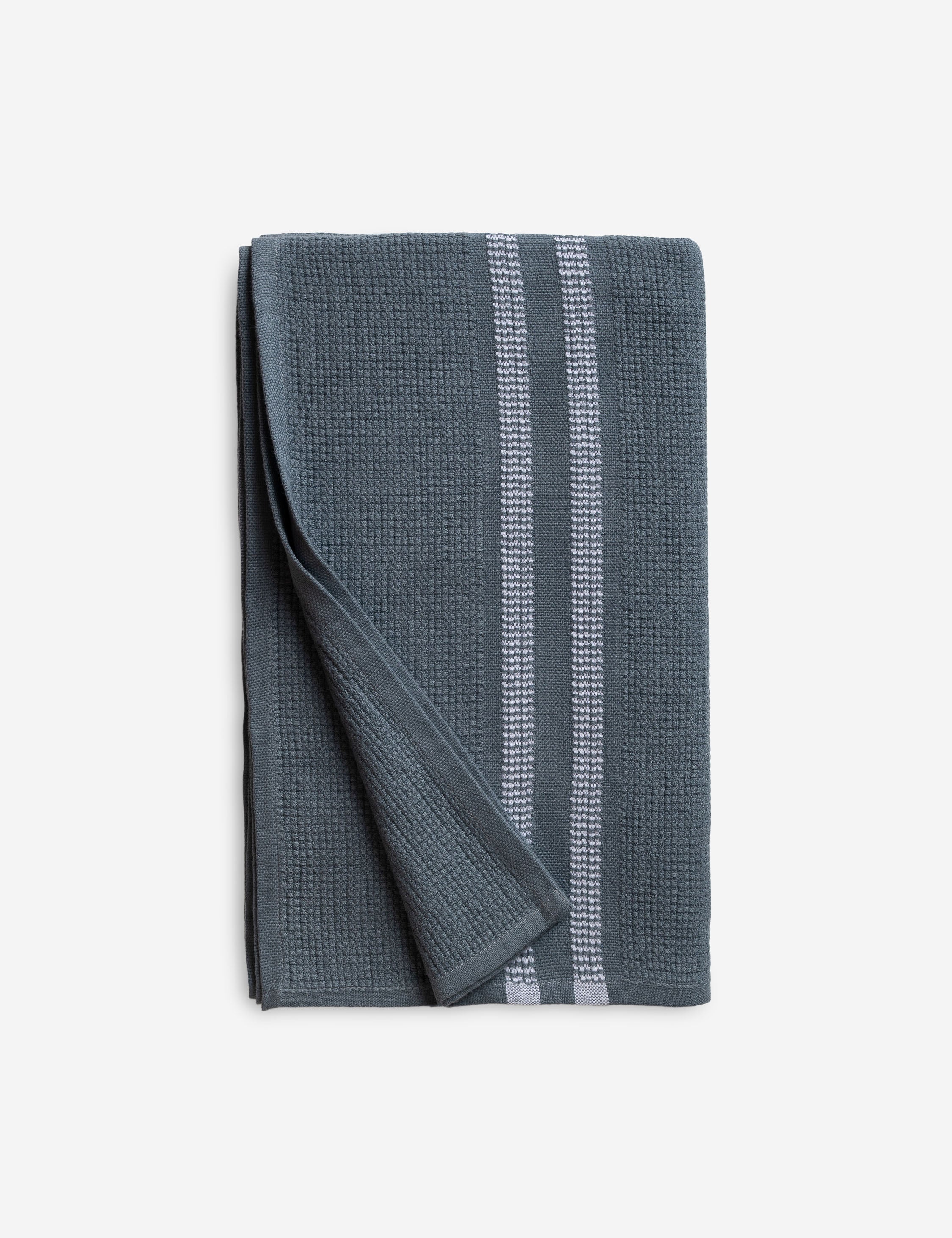 Lulu and Georgia Organic Block Rib Bath Towel by Mungo - view 2