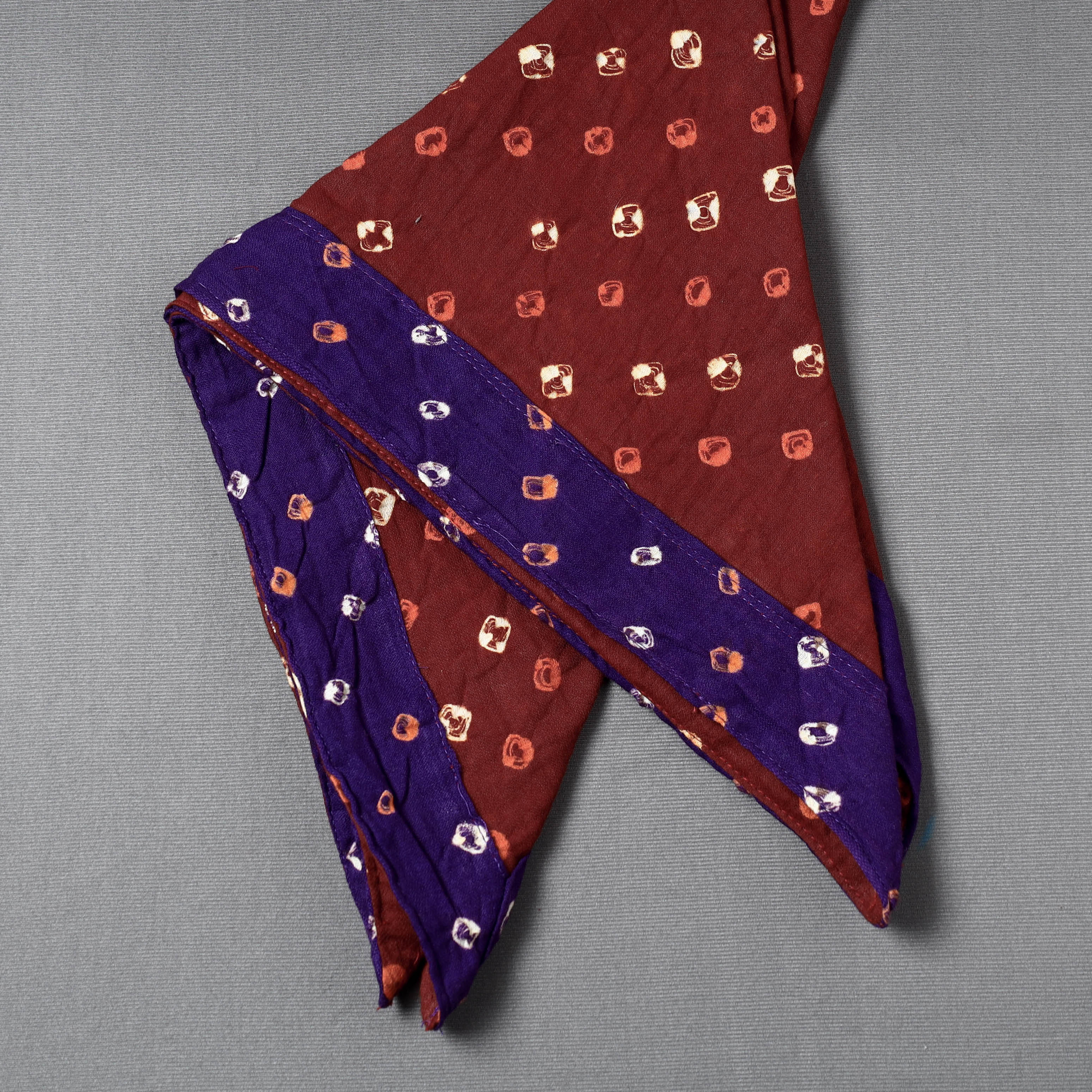 NOORI BAZAR Bandhani Tie-Dye Cotton Bandana - view 2