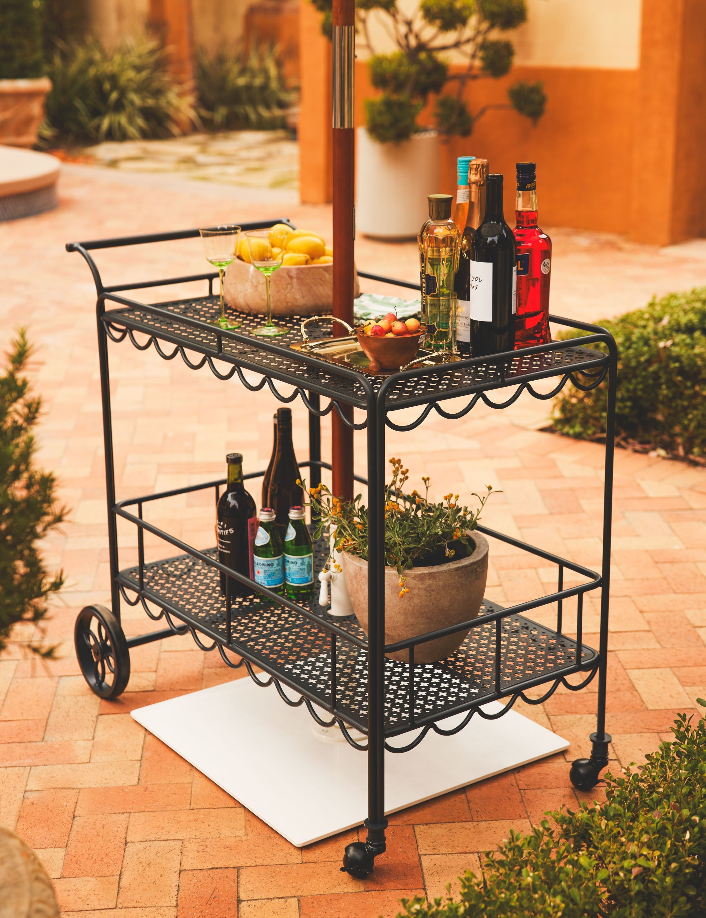 Lulu and Georgia Al Fresco Bar Cart by Business & Pleasure Co. - view 9