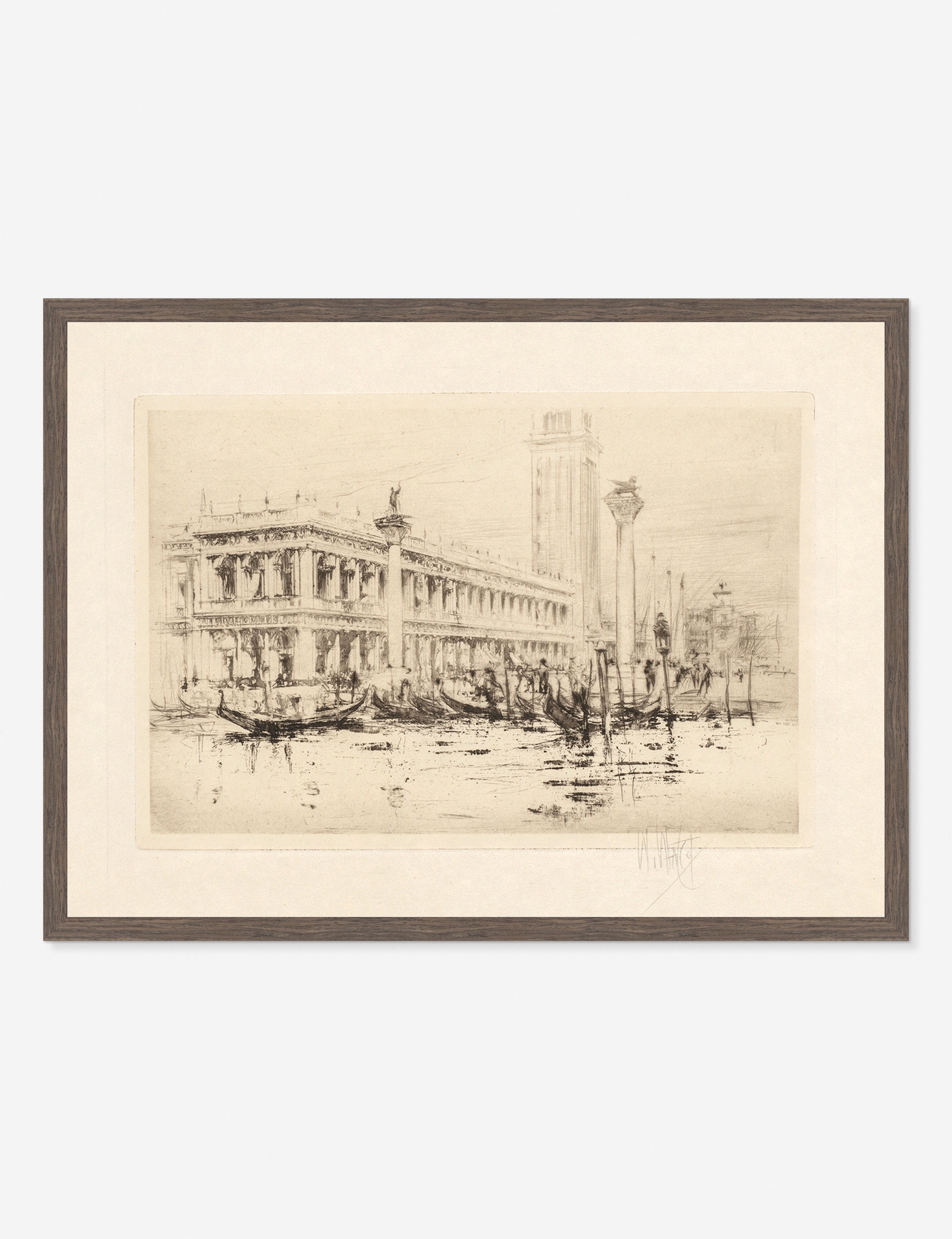 Lulu and Georgia The Library of St. Mark’s Print by William Walcot - view 2