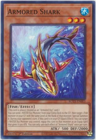 Yu-Gi-Oh! Armored Shark - ROTA-EN003 - Common - 1st Edition