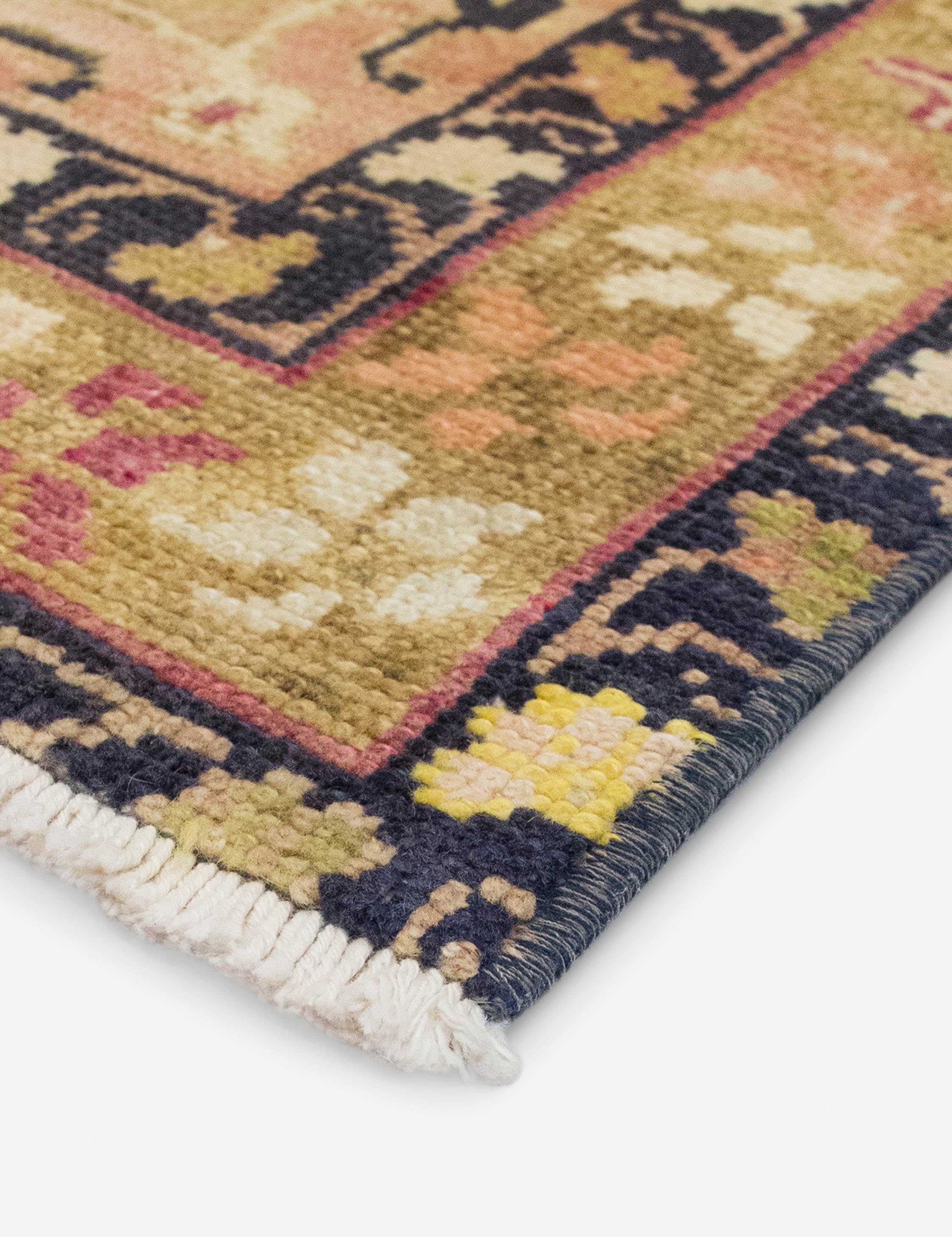 Lulu and Georgia Vintage Turkish Hand-Knotted Wool Rug No. 557, 4'5" x 8'9" - view 2