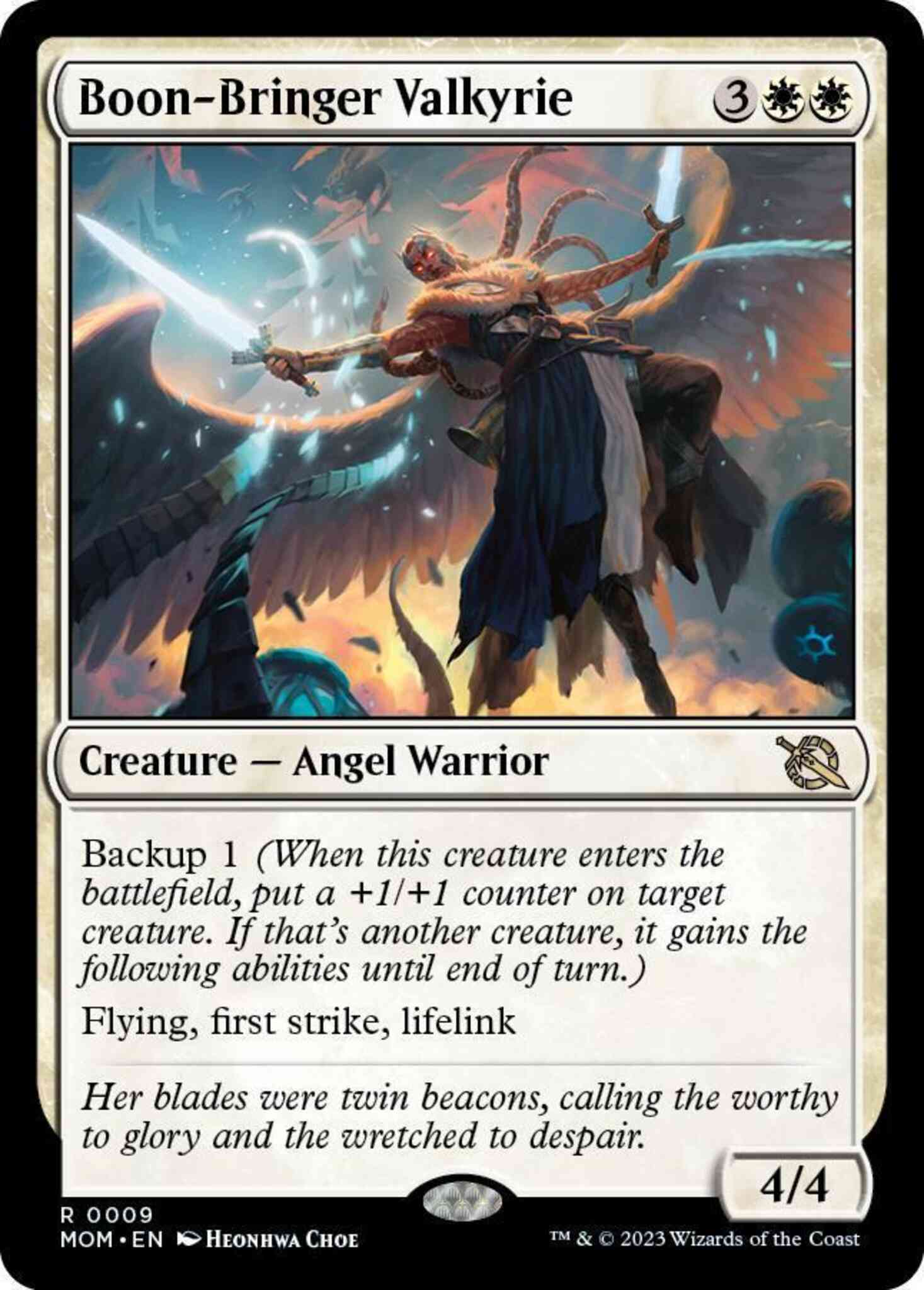 Boon-bringer valkyrie 9 – Magic Boon-Bringer Valkyrie [9] [March of the Machine] [Non-Foil]