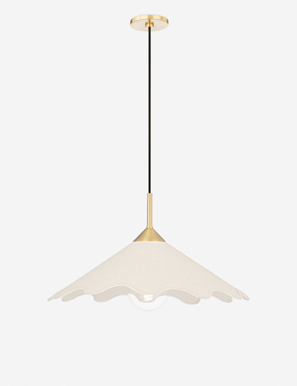 Lulu and Georgia Panya Pendant Light – Brass