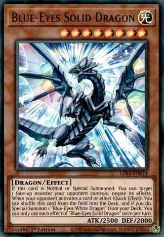 Yu-Gi-Oh! Blue-Eyes Solid Dragon - LDS2-EN014 - Ultra Rare - 1st Edition