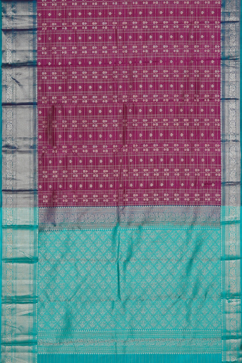 Kalanjali Kanchi Silk Orchid Violet Saree – Women's - view 3