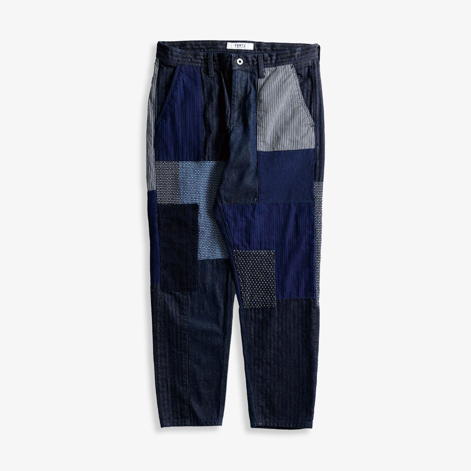 Fdmtl | Patchwork Pants Rinse { Indigo