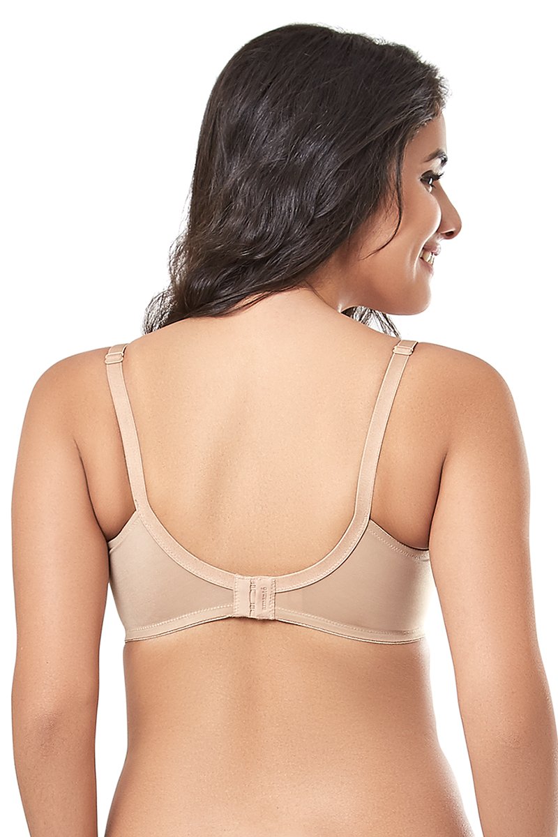 every de Contour Charm Non-Padded Non-Wired Full Cover Everyday Bra - Sandalwood - view 2