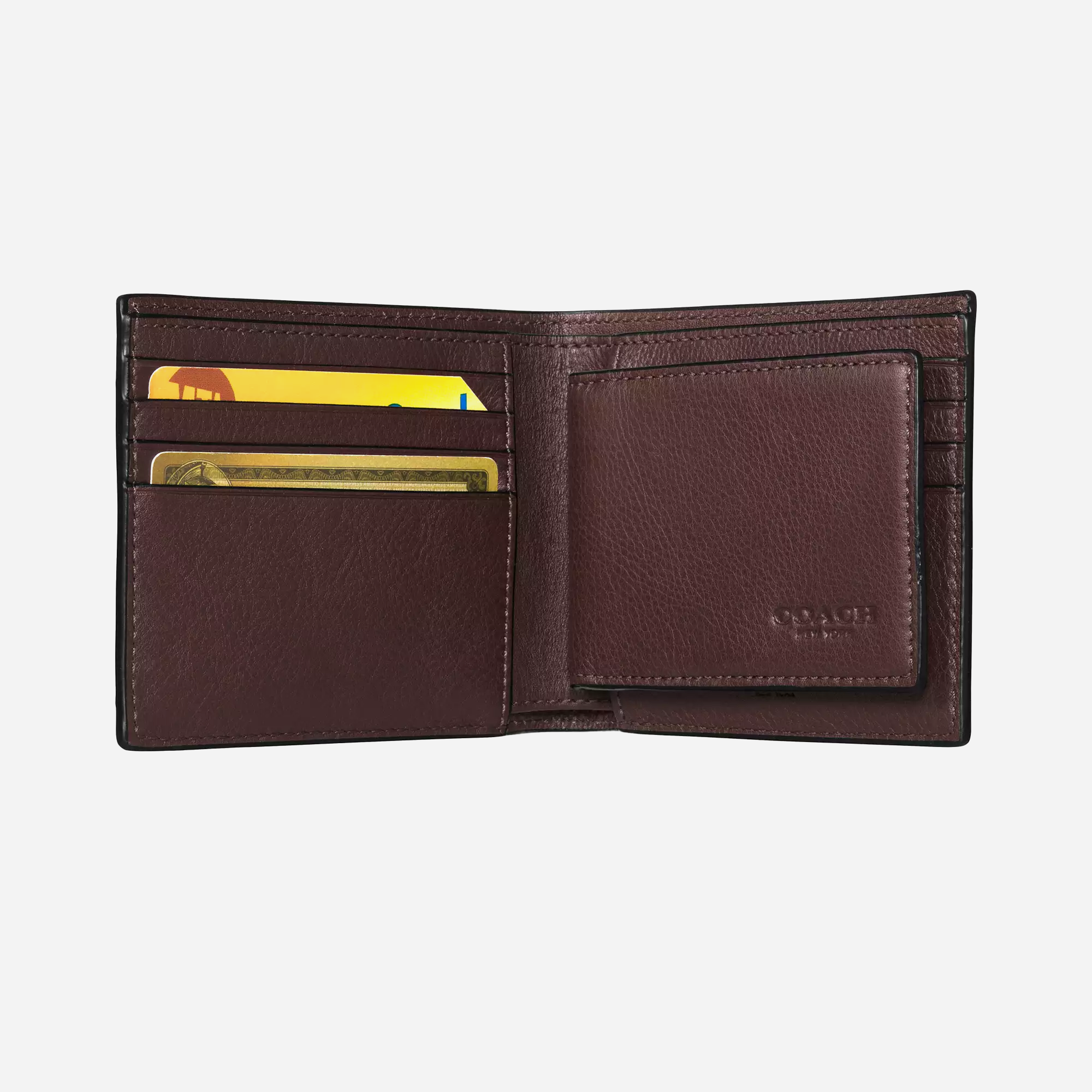 Coach 3 In 1 Wallet smooth leather/Mahogany Brown - view 2