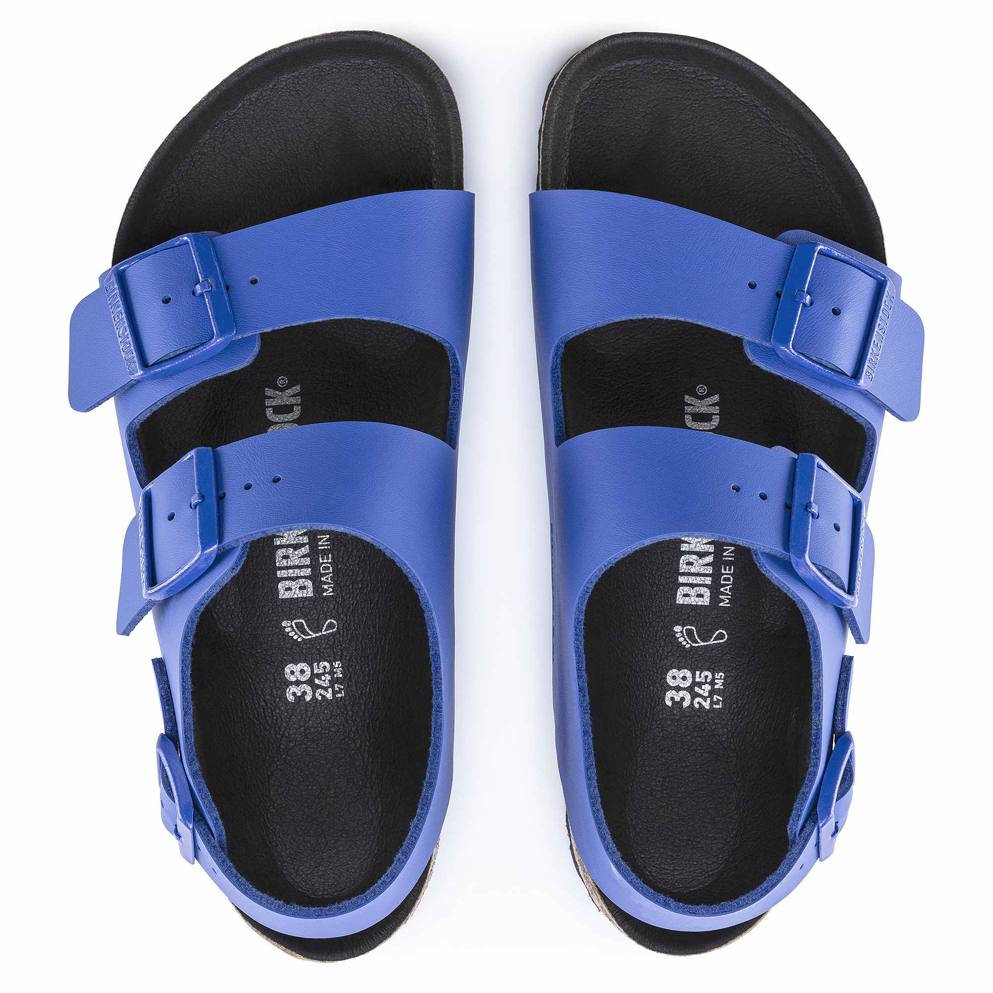Birkenstock Milano Birko-Flor – Blue Blue/Ultra Blue - view 2
