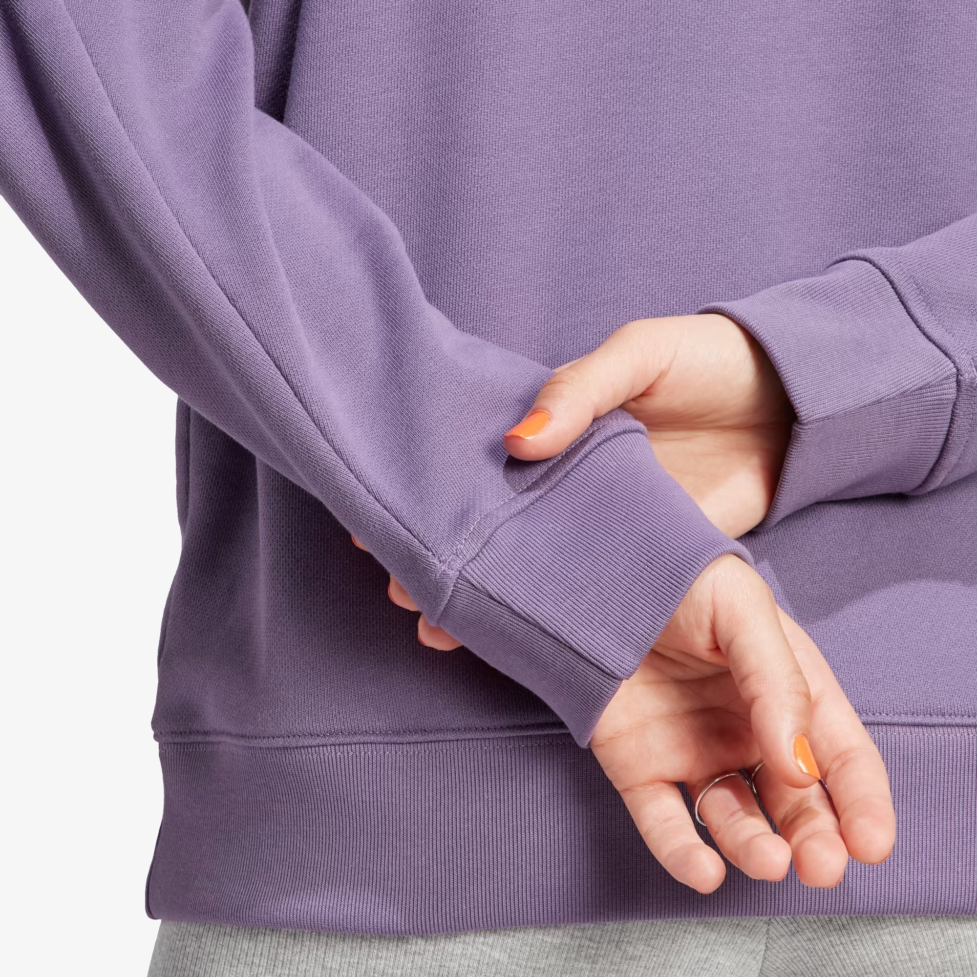 Adidas Originals | TREFOIL CREW SWEATSHIRT { SHADOW VIOLET - view 4