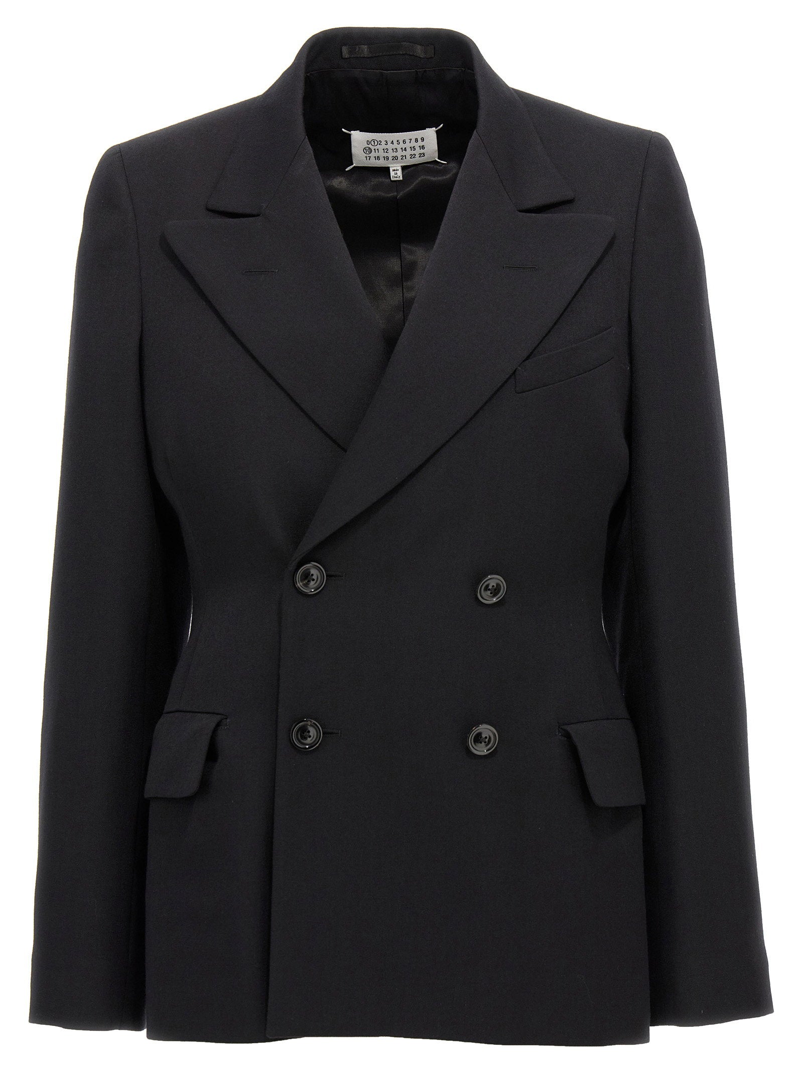 Maison Margiela Double-breasted Blazer – 100% wool