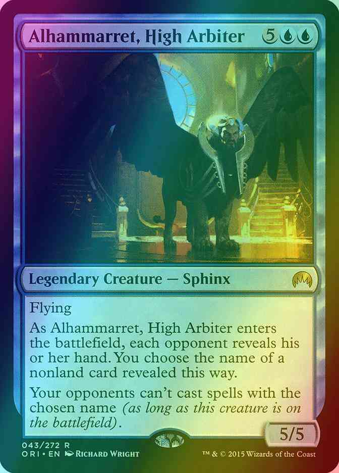 Arbiter 43 magic – Alhammarret, High Arbiter [43] [Magic Origins] [Foil]