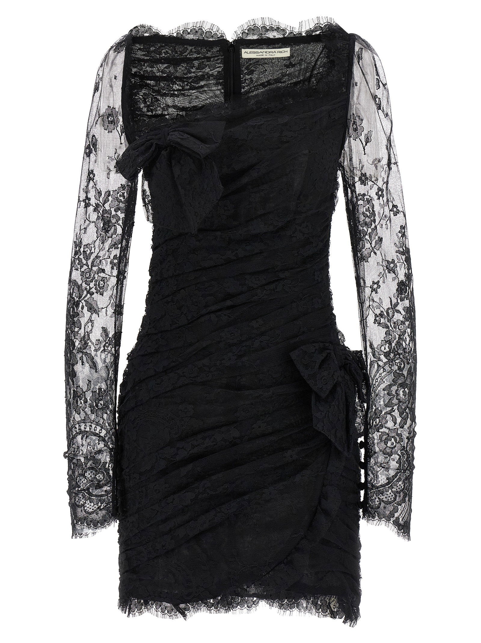 Alessandra Rich Draped Dress. – 55% gots 45% pa