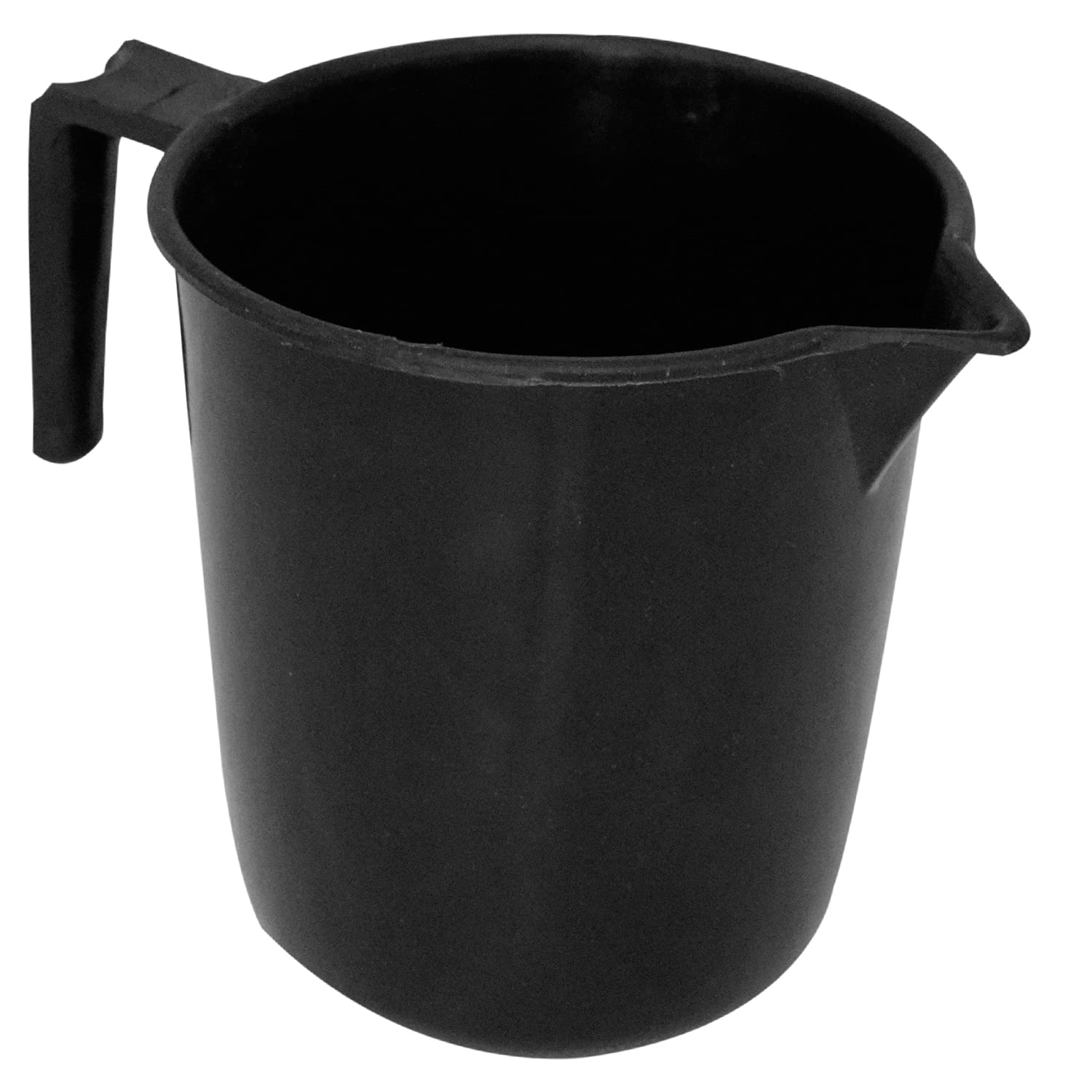 Heart Home 4 Pieces Plastic Bucket, Stool, Mug & Tub Set (Black) - view 4