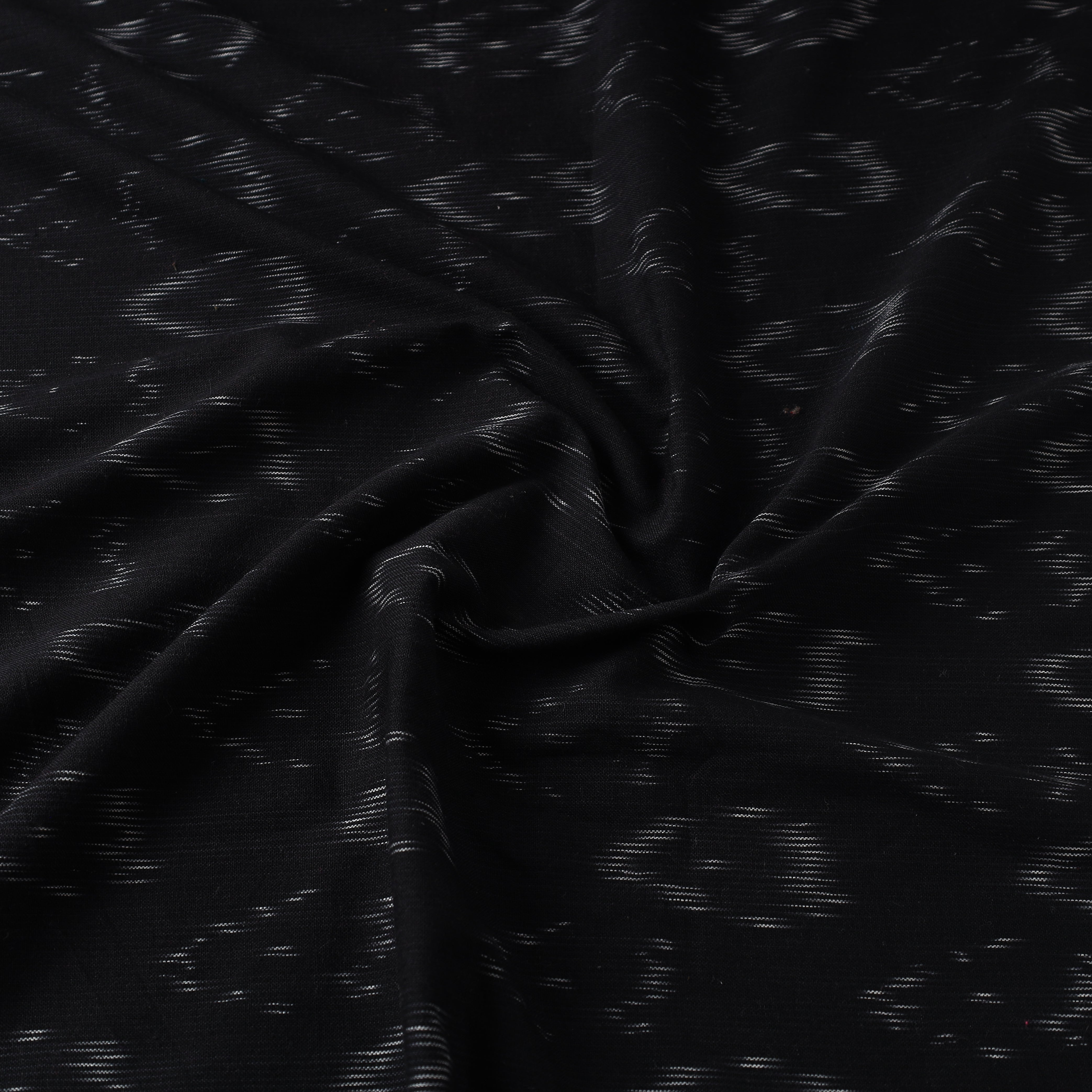 SOUTH KARGHA Black - Cotton Pochampally Ikat Fabric 04 - view 3