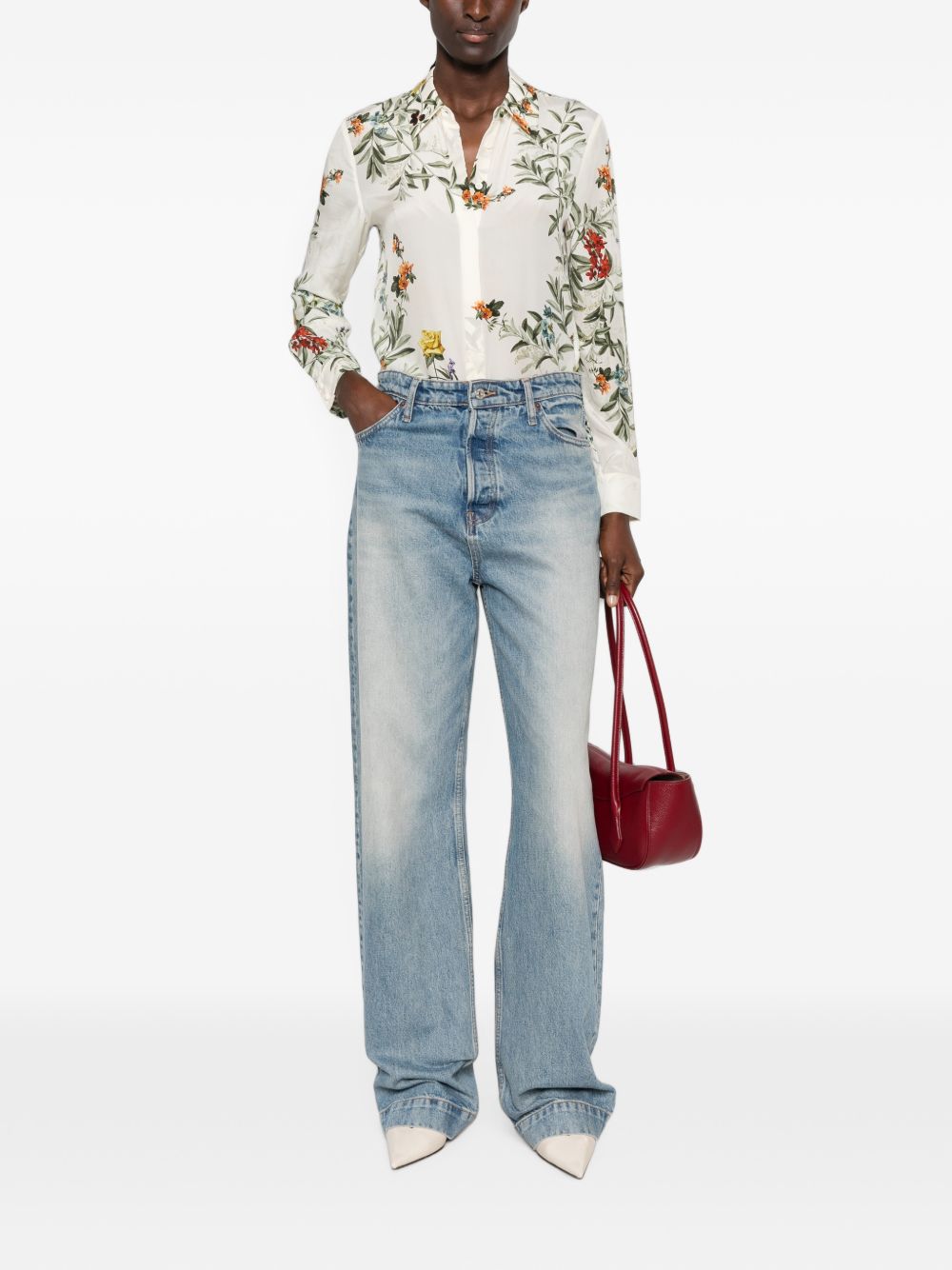 Alice + Olivia Shirt – 100% Silk - view 5
