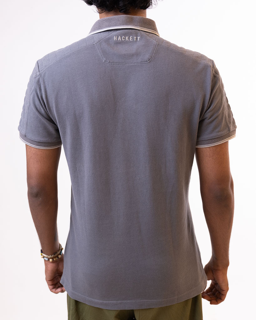 Hackett Aston Men's Martin Racing Polo T-Shirt - Grey - view 4