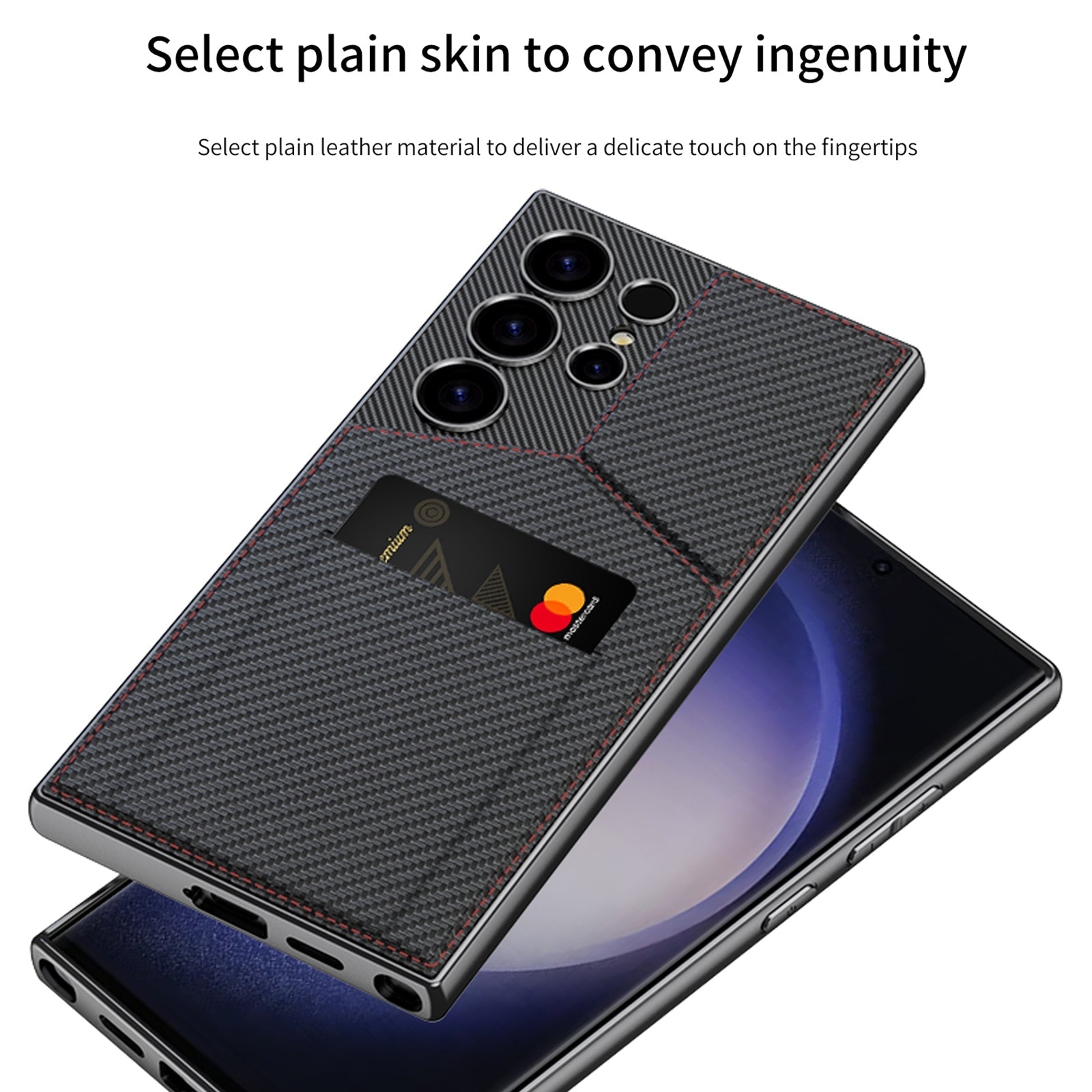 Million Cases Luxury Magnetic Bracket Card Holder Case - Samsung - view 6