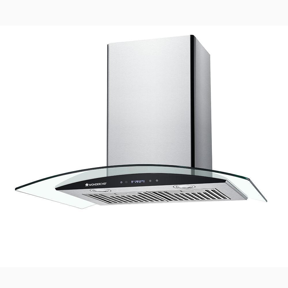 Wonderchef Napoli Curve Glass Chimney 60cm/1250m3/h - view 2