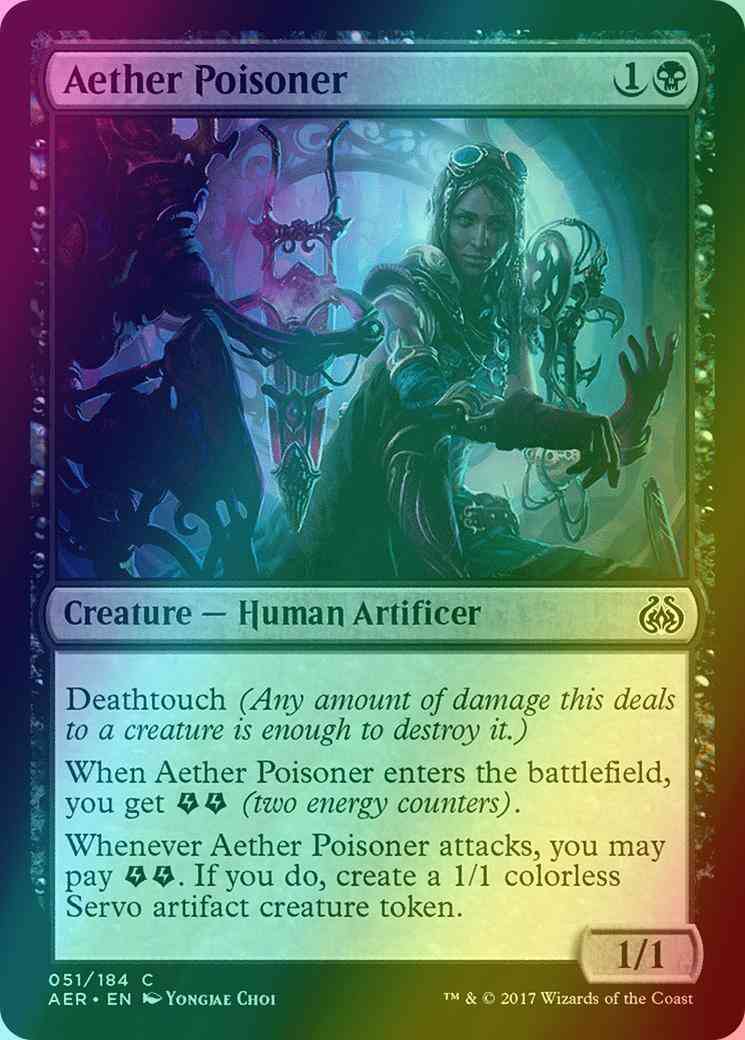 Aether poisoner 51 – Magic Aether Poisoner [51] [Aether Revolt] [Foil]
