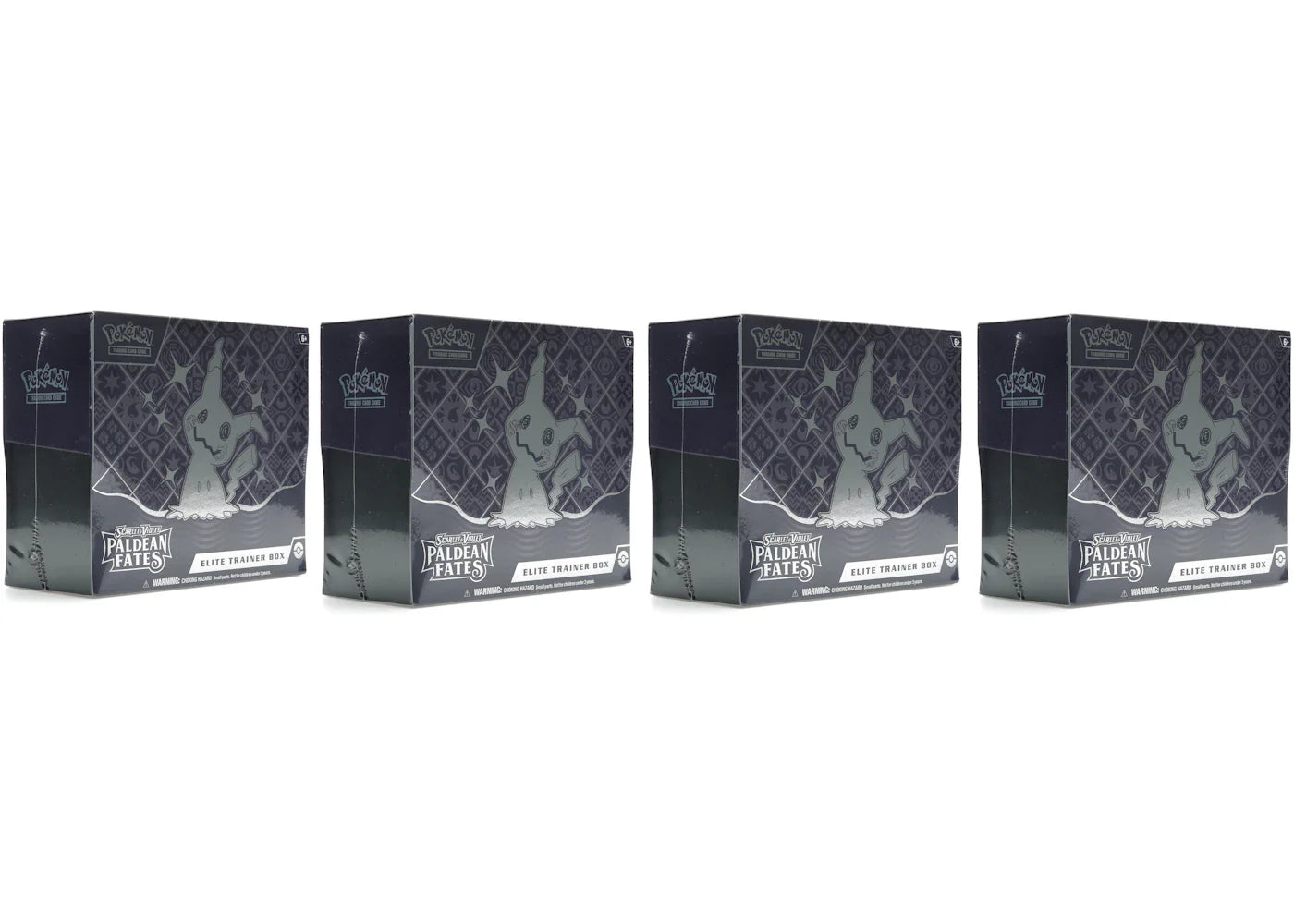 Scarlet violet paldean – 2024 Pokémon Scarlet & Violet Paldean Fates Elite Trainer Box 4x Lot