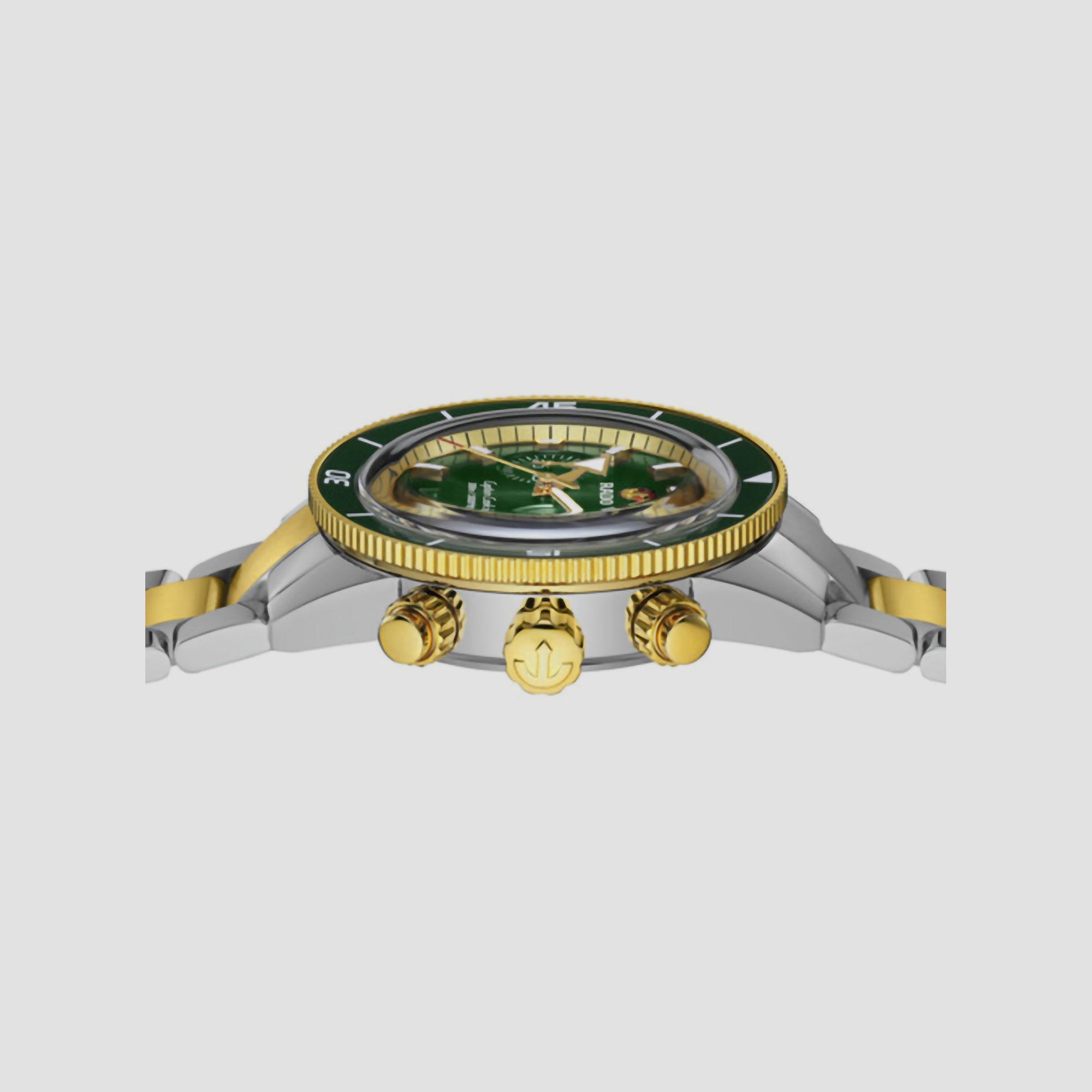 Rado Captain Cook Men Automatic Green Dial Chronograph Stainless Steel Watch R32151318 - view 3