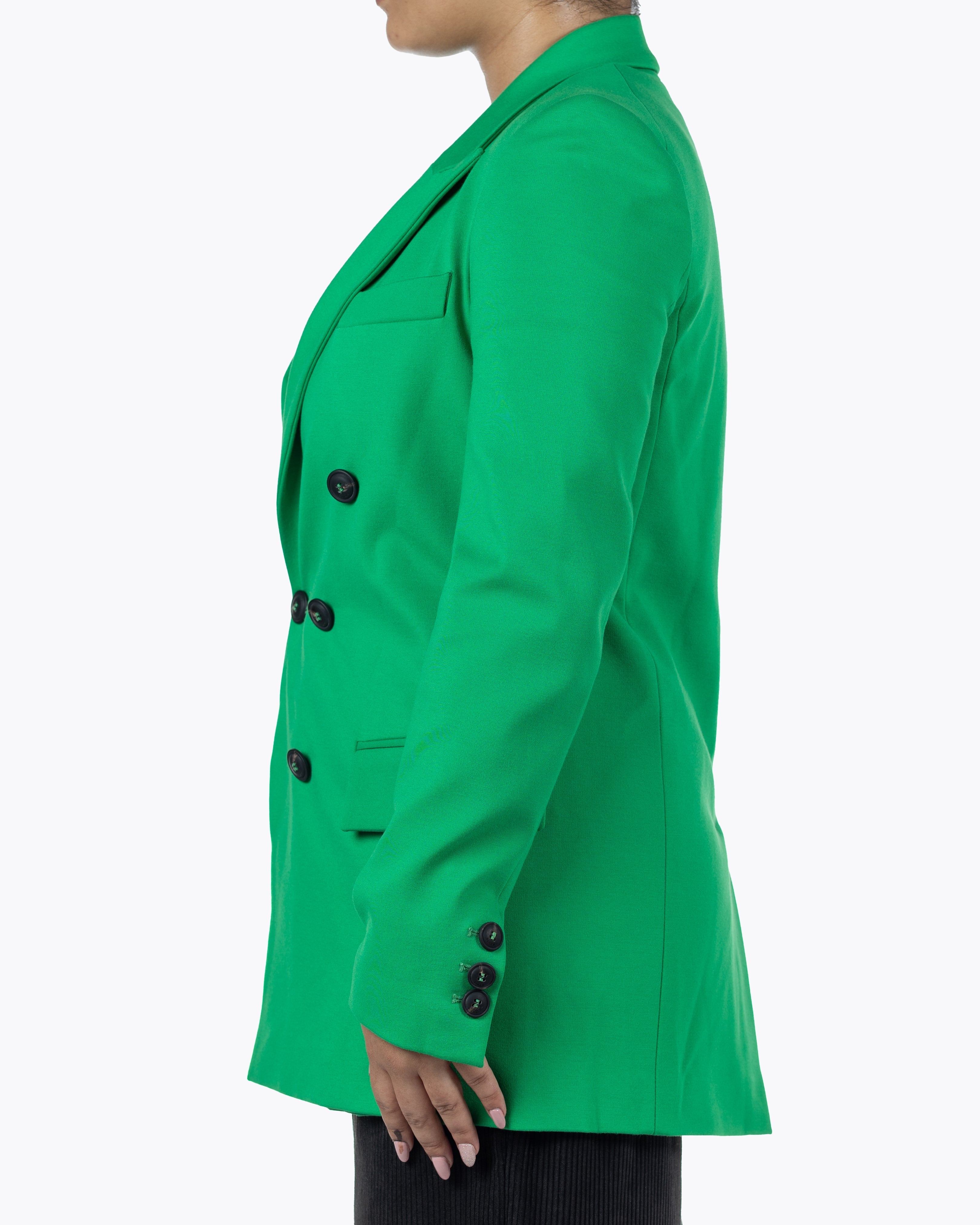 Pinko Suit Jacket In Green - view 2