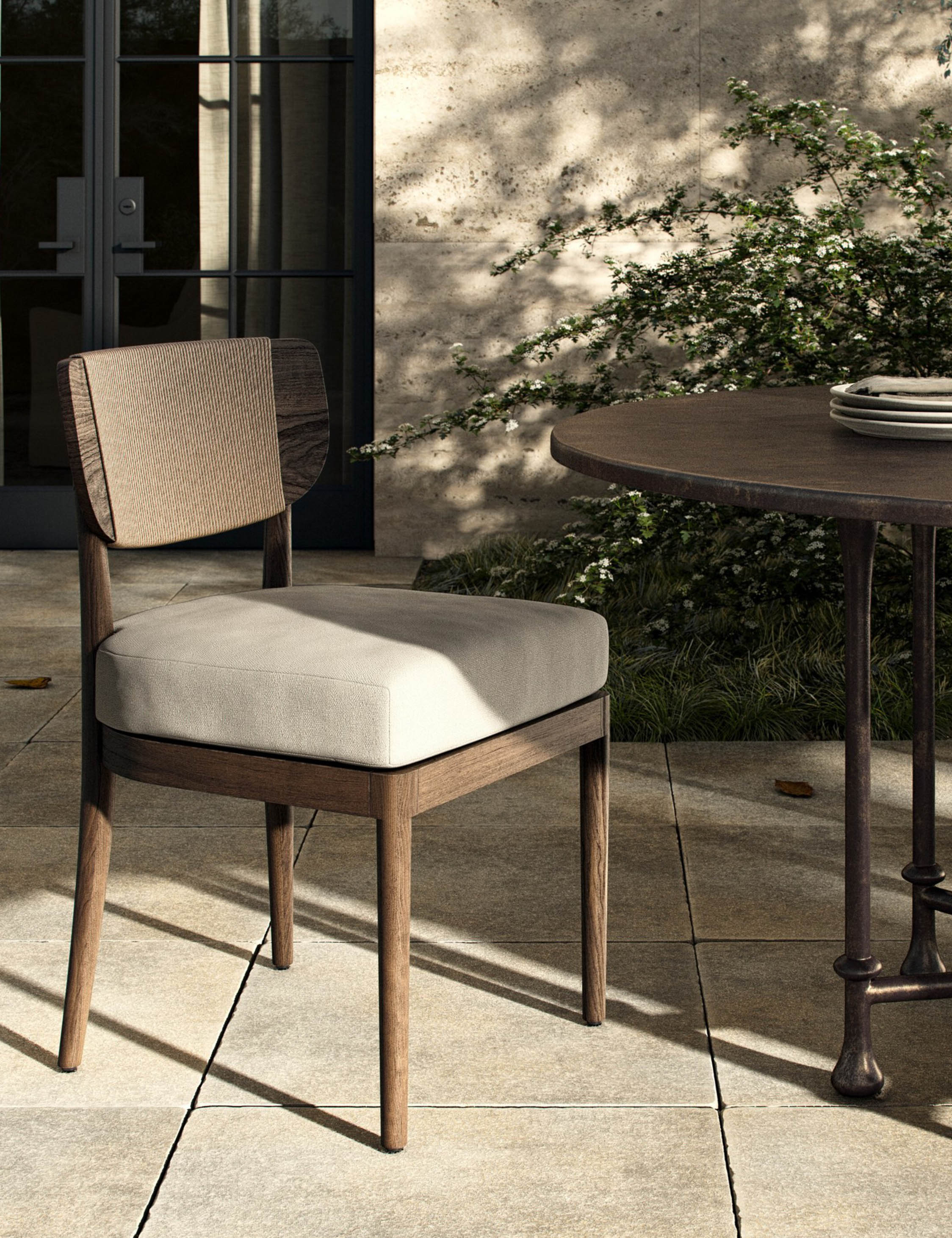 Lulu and Georgia Sarma Indoor / Outdoor Dining Chair by Amber Lewis x Four Hands - view 2