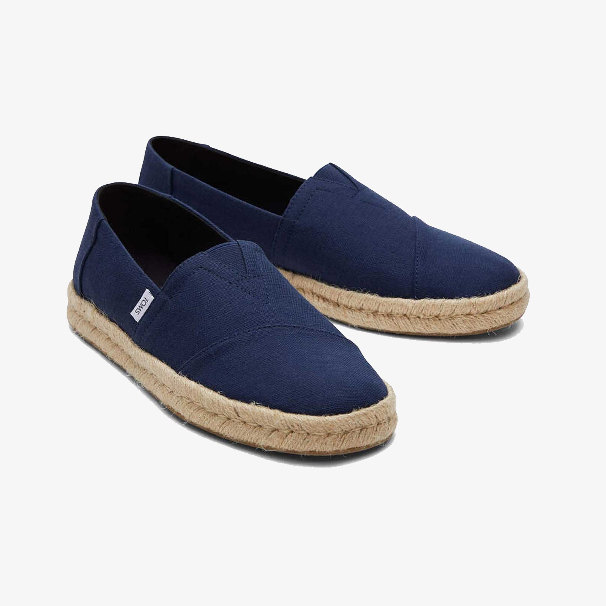 Toms | JUTE WRAP ESPADRILLES { NAVY - view 2