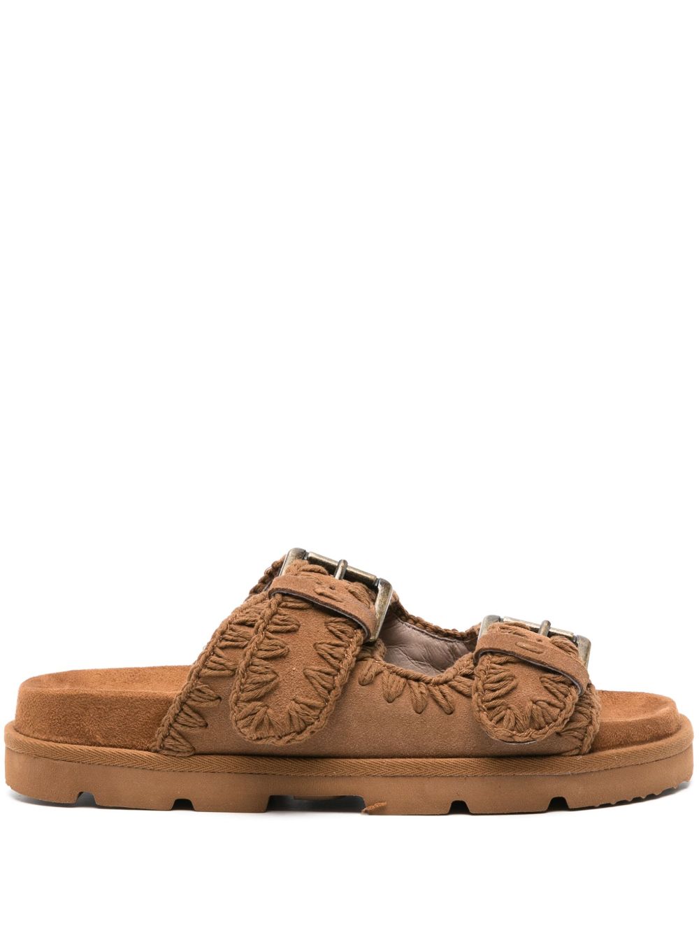 Mou Low Bio sandals – Calf Suede 100%
