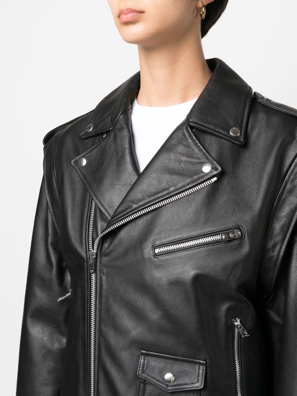 Armarium Leather biker jacket – leather 100% - view 3