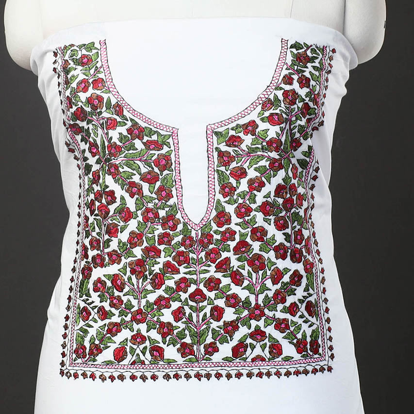ITOKRI CRAFTS INITIATIVE 2pc Kashida Hand Embroidery Cotton Dress Material 45 - view 3