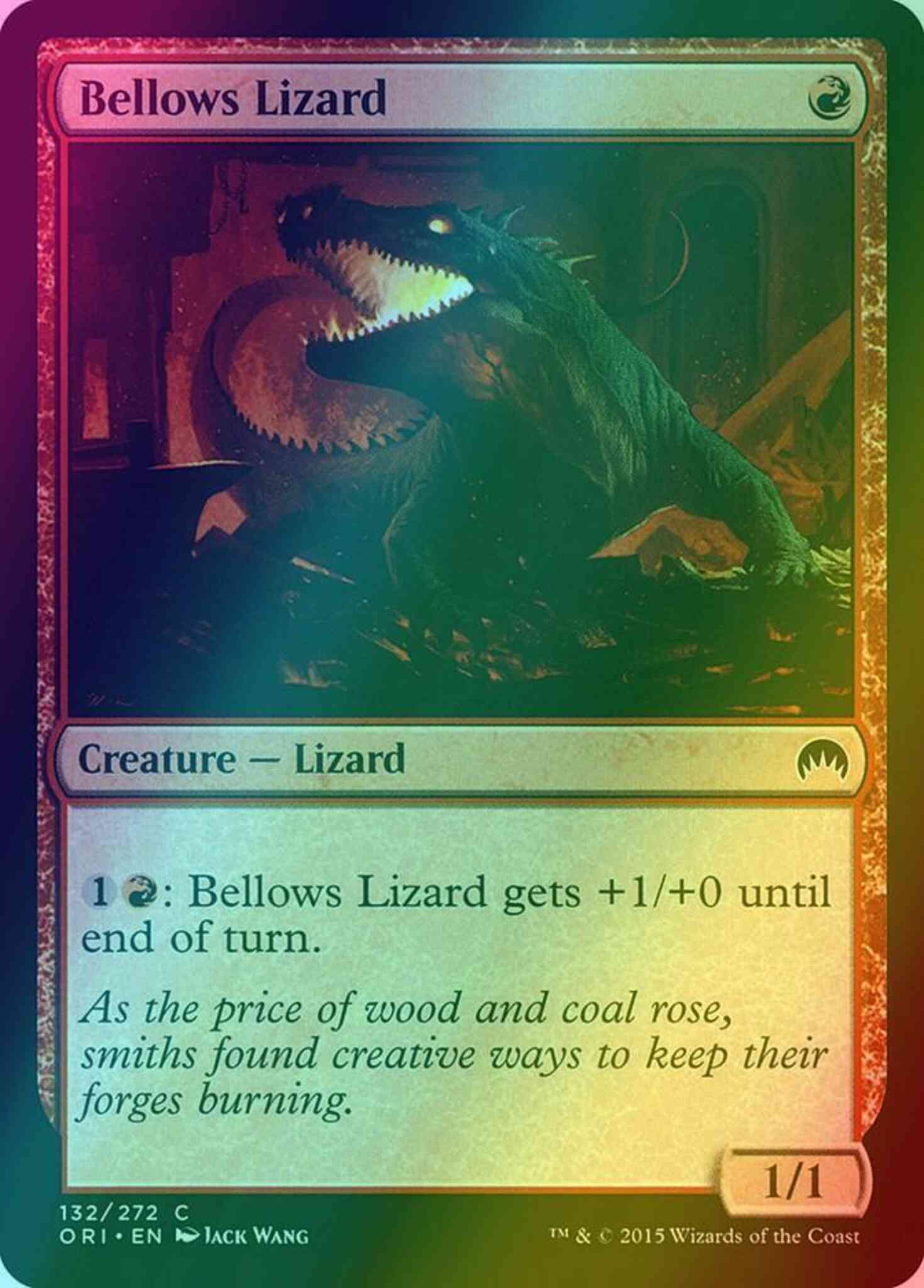 Lizard 132 magic – Bellows Lizard [132] [Magic Origins] [Foil]