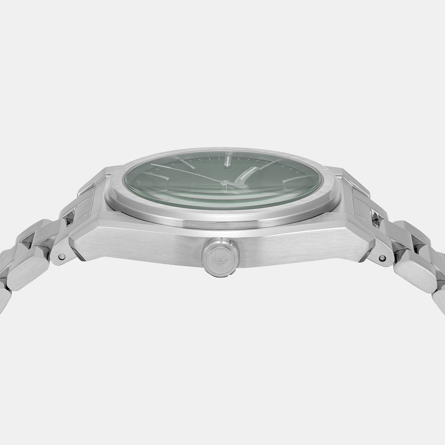 Emporio Armani Federico Men Quartz Green Dial Analog Stainless Steel Watch AR11621 - view 3
