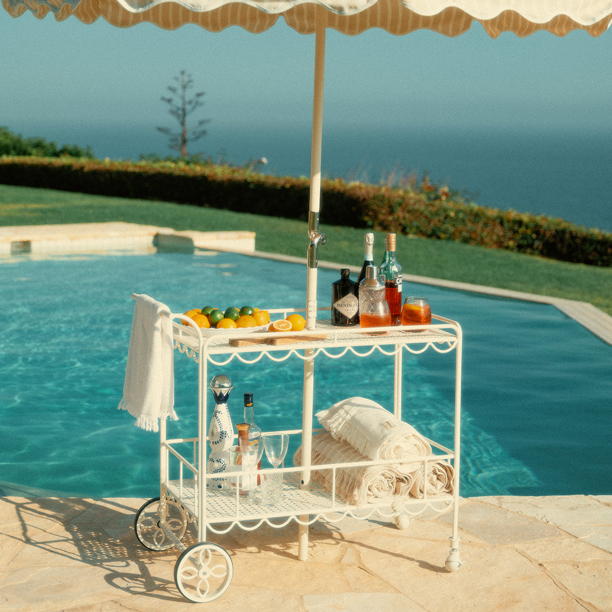 Lulu and Georgia Al Fresco Bar Cart by Business & Pleasure Co. - view 3