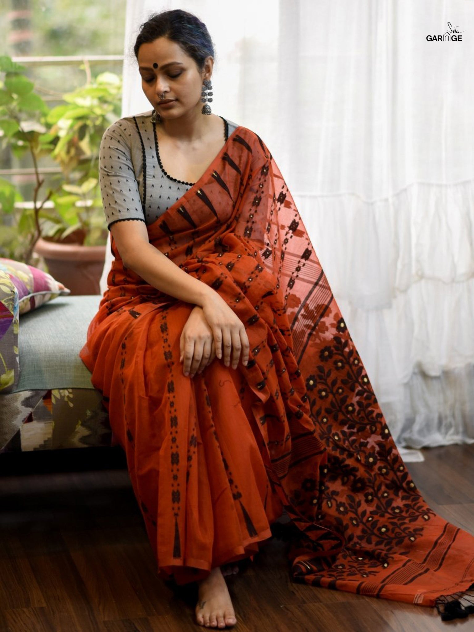 Women's sarees – suta.in Gar-2645 – Women's
