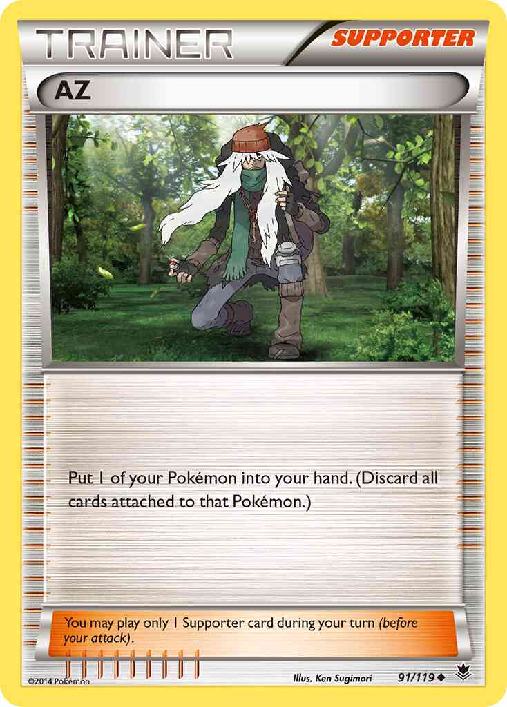 Uncommon xy4-91 non-holo – Pokémon AZ - 91/119 - Uncommon [xy4-91] [Non-Holo]