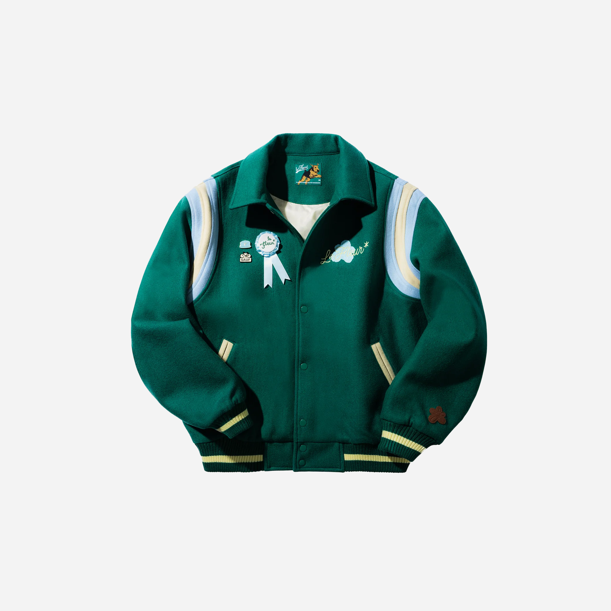 Golf Le Fleur Petalers Varsity Jacket – Green
