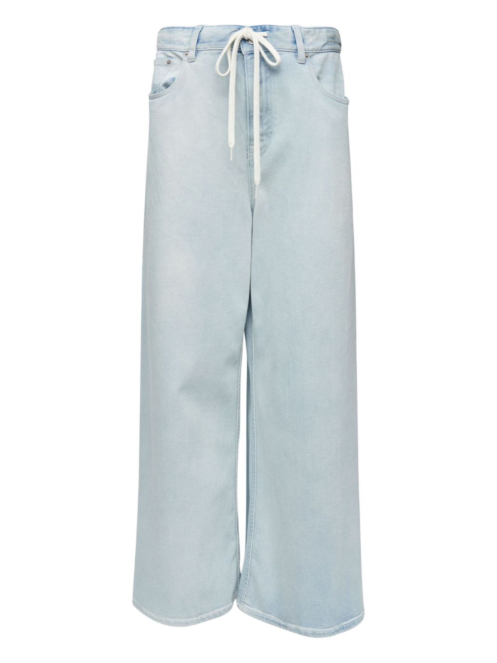 MM6 Maison Margiela Wide-leg denim jeans – Cotton 98% Elastane 2%