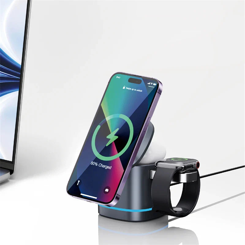 Million Cases FlowCharge Cube Trio Wireless Charging Station