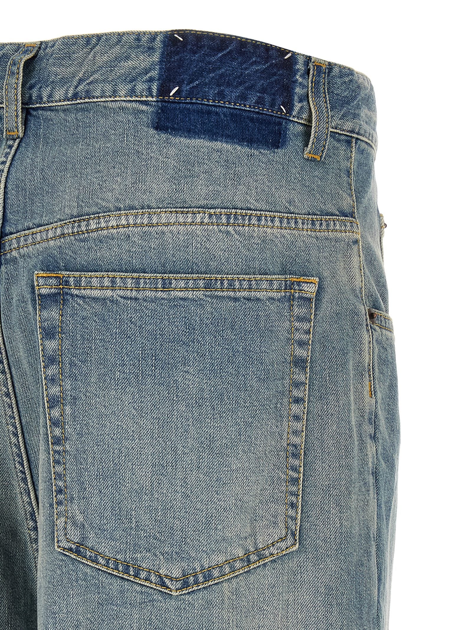 Maison Margiela Wrap Asymmetric Closure Jeans - view 4