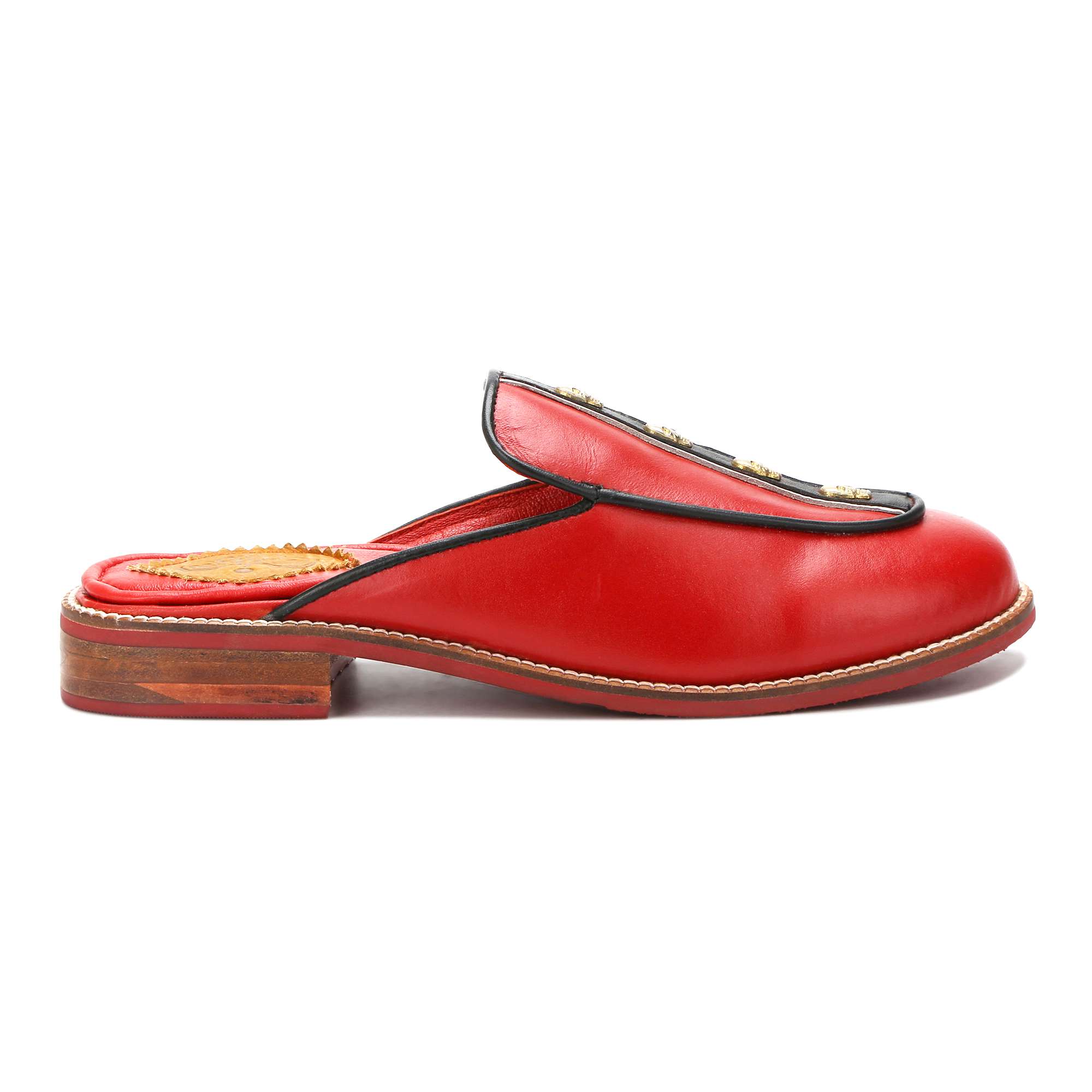 Banjaaran India Cranium Mule for Women – Crimson (discontinued) - view 3