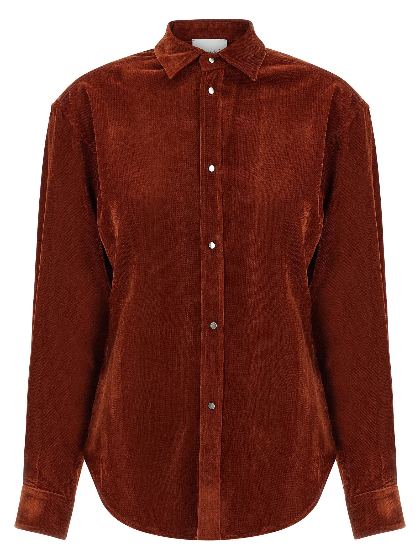 Nude Velvet Shirt – 99% viscose, 1% elastane