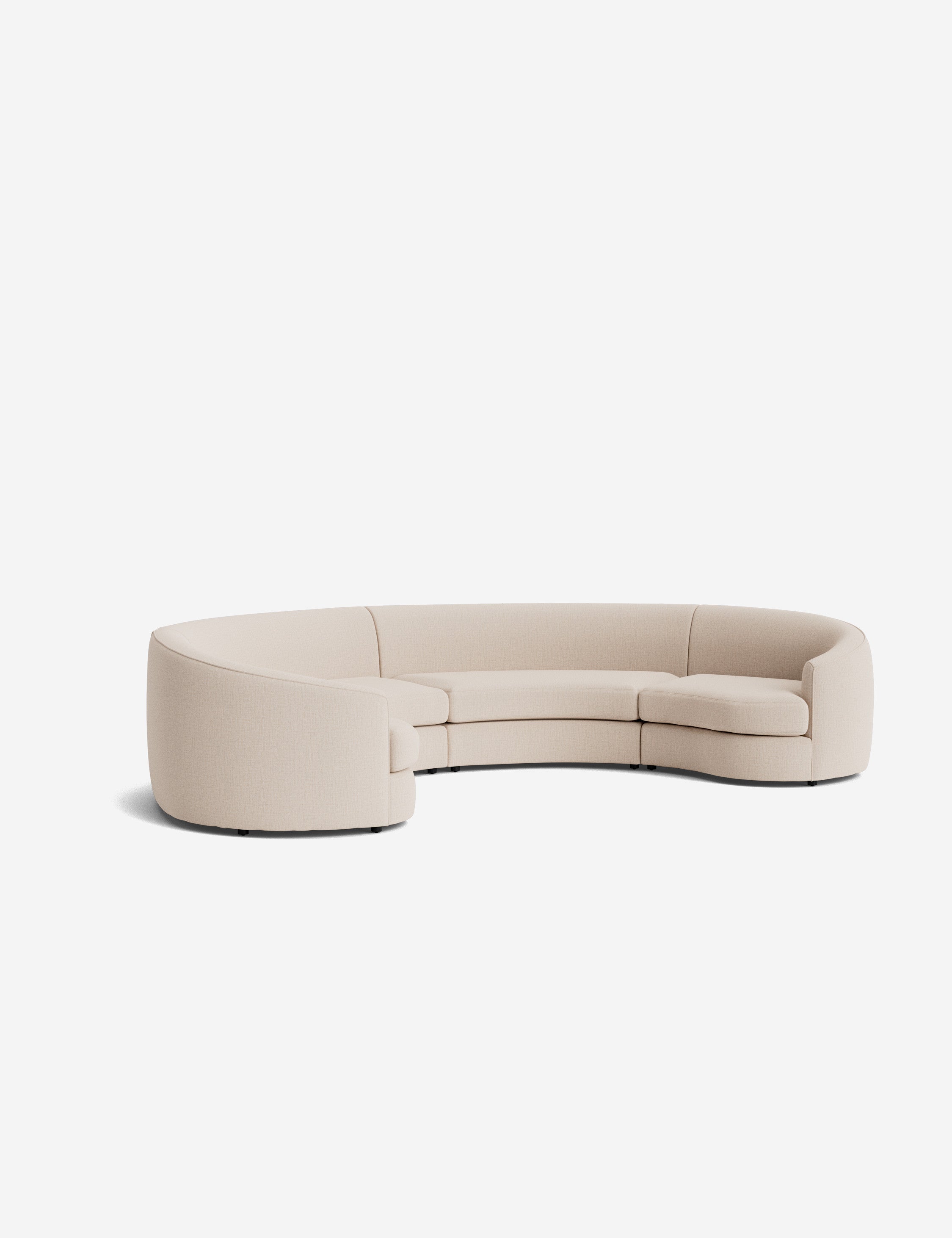 Lulu and Georgia Imada Modular Curved Sectional Sofa - view 123