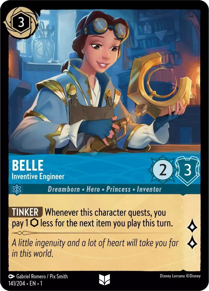 204 the first – Lorcana Belle - Inventive Engineer - 141/204 [The First Chapter] [Non-Foil]